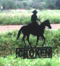 Horse & Rider on Name Sign